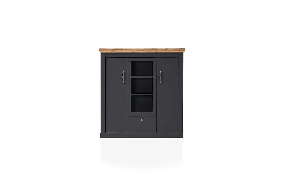 Highboard  Calella ¦ grau ¦ Maße (cm): B: 141 H: 146 T: 45.0 Kommoden & Sid günstig online kaufen