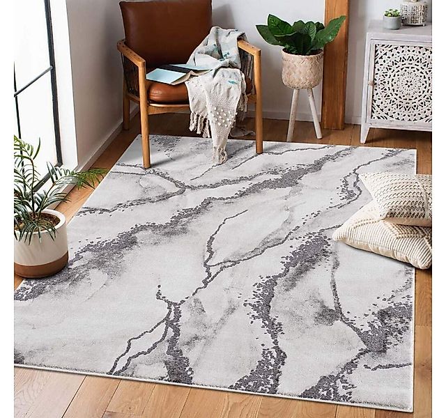 Carpet City Teppich Chic, rechteckig, Höhe: 11 mm, Kurzflor, Abstrakt, Marm günstig online kaufen