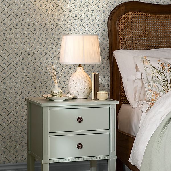 LAURA ASHLEY Vliestapete Kate, glatt, kariert, günstig online kaufen