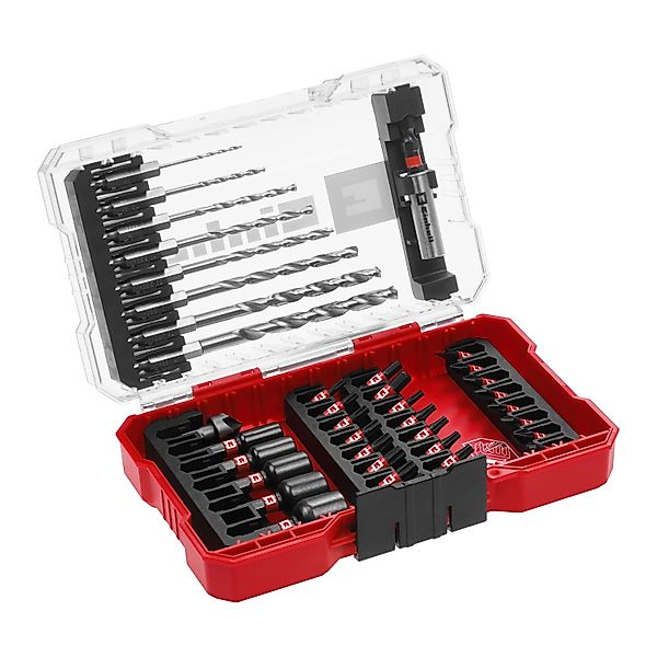Einhell Impact-Bit-Set M-Case mit Metallbohrern 39-teilig günstig online kaufen