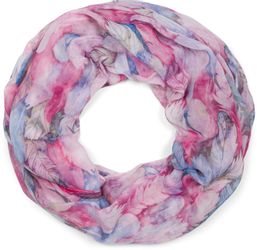 styleBREAKER Loop Loop mit bunten Federn, günstig online kaufen