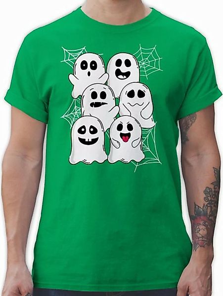 Shirtracer T-Shirt Lustige Geister Gespenster Geist Gespenst Halloween Kost günstig online kaufen