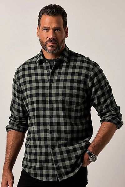 JP1880 Businesshemd JP1880 Karo-Flanellhemd Langarm Kentkragen günstig online kaufen