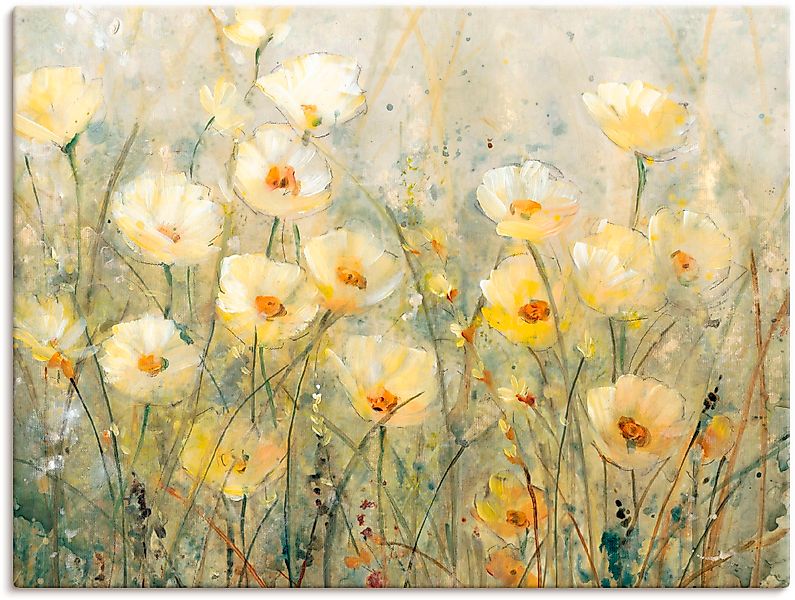Artland Wandbild "Sommer in voller Blüte I" Blumenwiese 1 Stk. tlg. als Alu günstig online kaufen