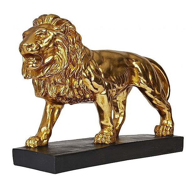 Hansmeier Skulptur Deko Skulptur Löwe, Gold & Silber, 43 x 28 x 13 cm, Deko günstig online kaufen