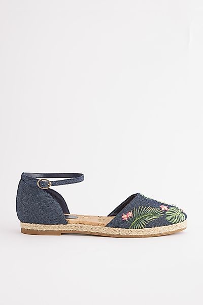 Next Geschlossene Espadrilles mit Knöchelriemen Espadrille günstig online kaufen
