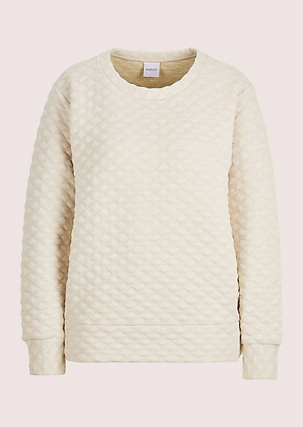 MADELEINE Langarmshirt "Struktursweater Struktursweater mit Rundhalsausschn günstig online kaufen