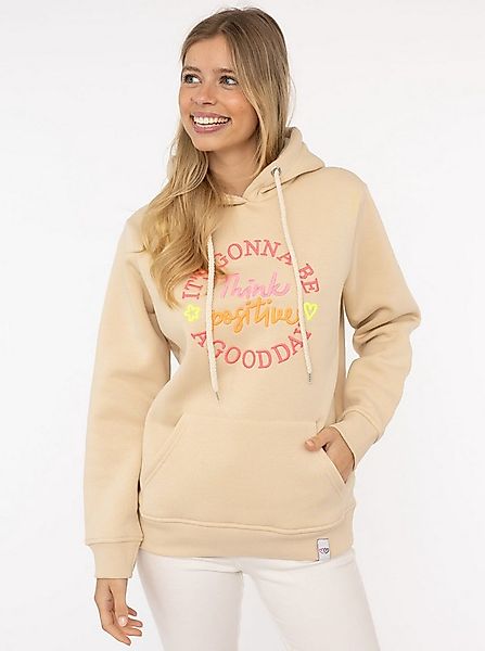 Zwillingsherz Sweatshirt Kapuze, Langarm, Kordelzug, Stickerei vorn, modisc günstig online kaufen