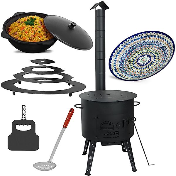 4BIG.fun Feuerstelle Utschak Ø44 cm Abzugsrohr günstig online kaufen