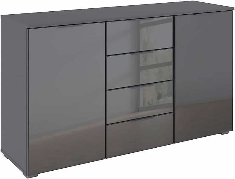rauch Kombikommode "Sideboard Kombikommode Schubladenkommode AGORDO mit Gla günstig online kaufen