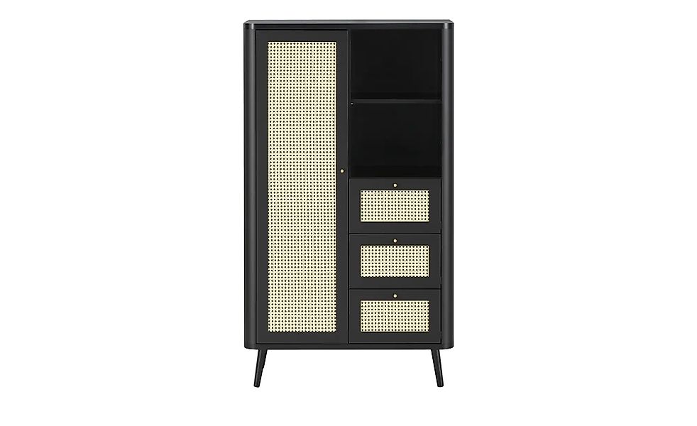 Roomers Highboard  Vienna Premium ¦ schwarz ¦ Maße (cm): B: 80,9 H: 138,6 T günstig online kaufen