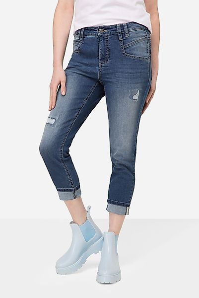 Laurasøn Regular-fit-Jeans 7/8-Jeans Slim Fit Destroy günstig online kaufen