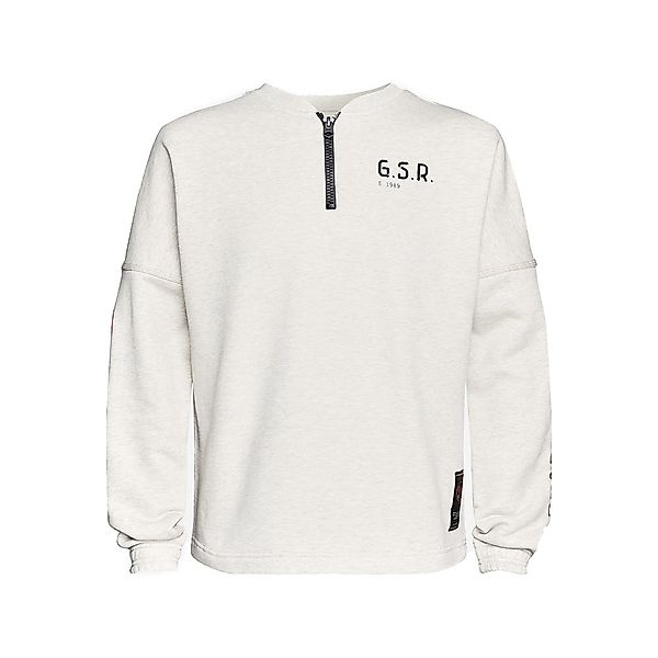 G-star E Sleeve Graphic Sweatshirt XS Ecru Heather günstig online kaufen