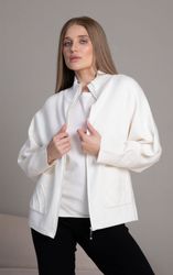 Passioni Strickjacke mit Reißverschluss, Stehkragen und günstig online kaufen