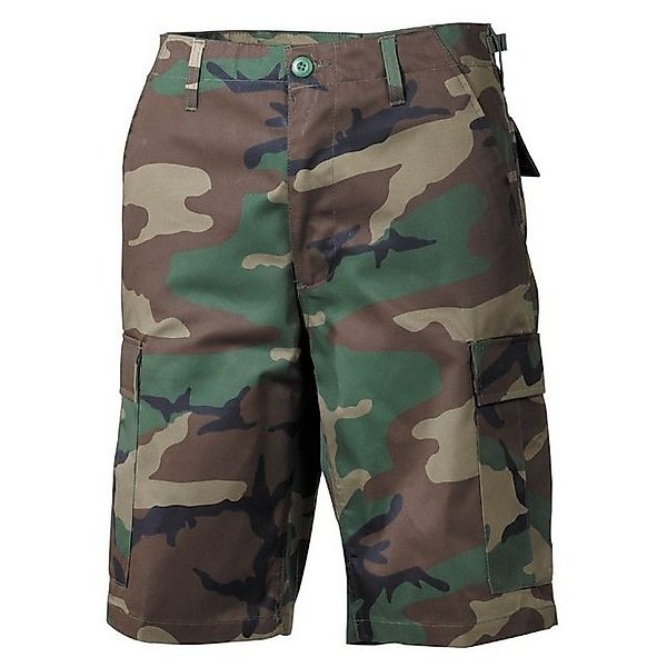 MFH Outdoorhose US Bermuda, BDU, woodland, mit Seitentaschen günstig online kaufen