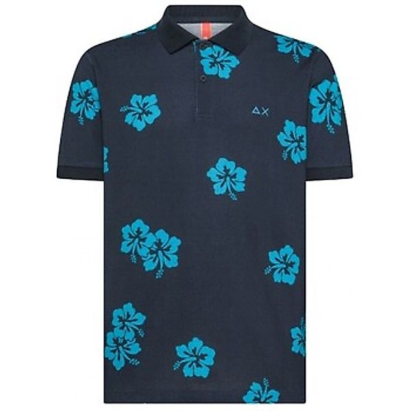 Sun68  T-Shirts & Poloshirts Polo Kollektion Beach Blue günstig online kaufen