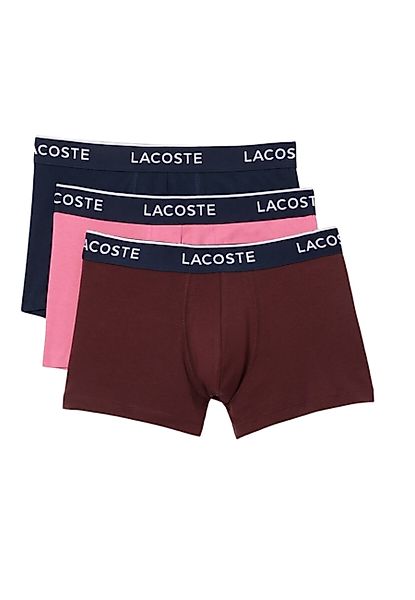 Lacoste Boxershorts Unterhose Trunks 3 Pack günstig online kaufen
