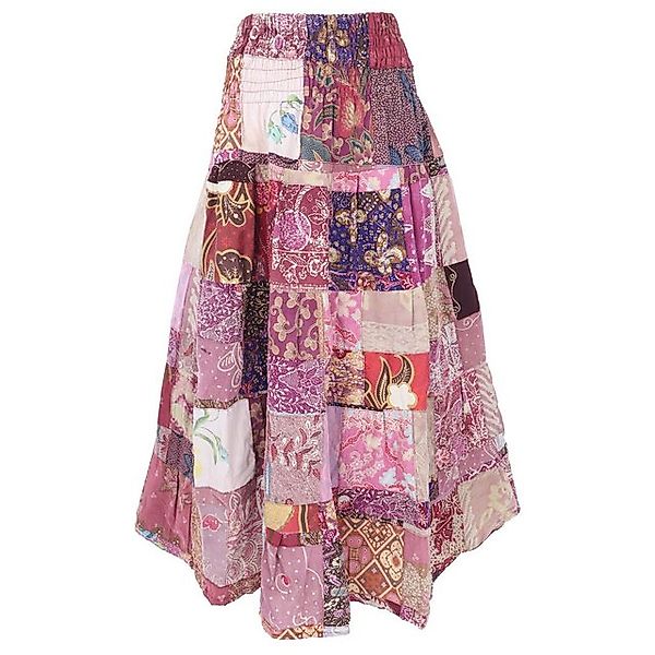 Guru-Shop Minirock Weit schwingender upcyceling Patchwork,.. alternative Be günstig online kaufen