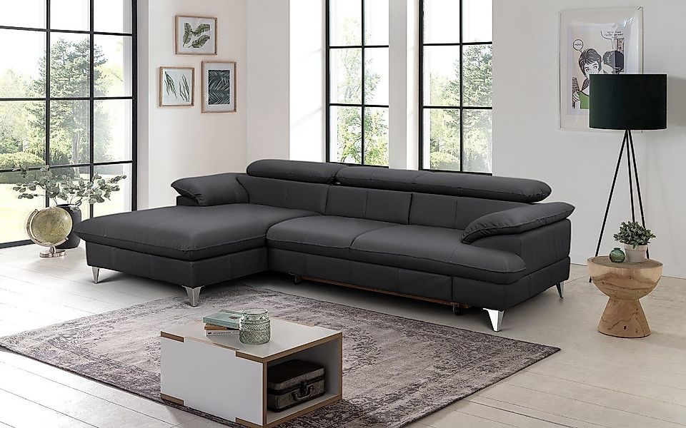 COTTA Ecksofa David Echtleder, Echtleder mit günstig online kaufen