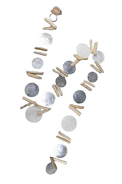 Deko-Impression Dekohänger Girlande Windspiel Treibholz Perlmutt günstig online kaufen