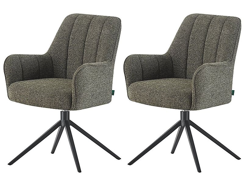 DUBI Möbel Drehstuhl THOMAS-ROMY 2er-Set, verschiedene Gestelle, Federkern, günstig online kaufen