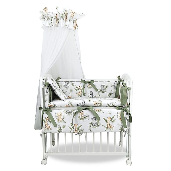 Baby-Delux Beistellbett Babybett Dschungel, 10-tlg., Stillbett günstig online kaufen