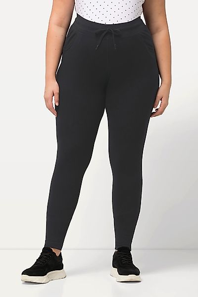 Ulla Popken Funktionshose Bellieva-Jersey Leggings Komfortbund günstig online kaufen