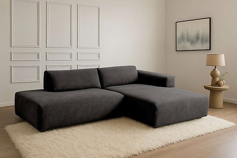 andas Ecksofa »Noord mit Kedernaht, Breite 227 cm, L-Form« Cord, Struktur, günstig online kaufen