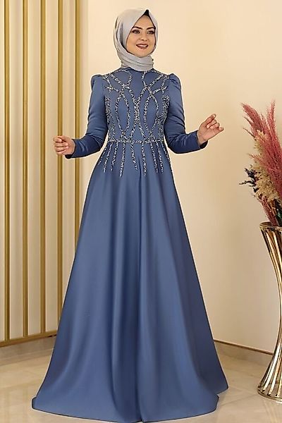 fashionshowcase Satinkleid Maxikleid in Satinoptik mit günstig online kaufen