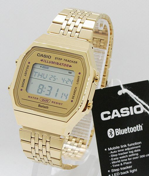 CASIO Digitaluhr Armbanduhr Vintage mit Schrittzähler günstig online kaufen