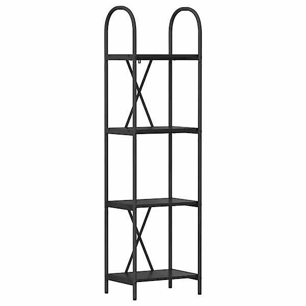 vidaXL Bücherregal Schwarz Eichen-Optik 40 x 30 x 146 cm Holzwerkstoff 8799 günstig online kaufen