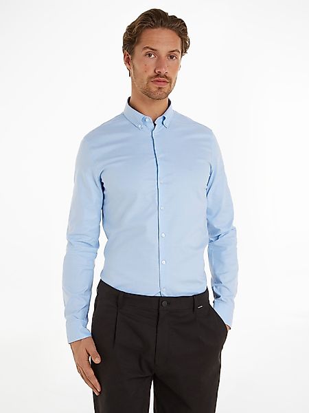 Calvin Klein Langarmhemd OXFORD SOLID SLIM günstig online kaufen