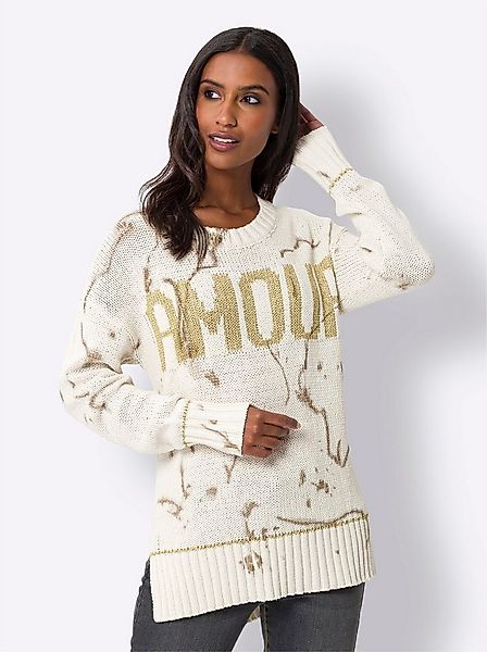 heine Strickpullover Pullover Langarm Feinstrick, Jacquard günstig online kaufen