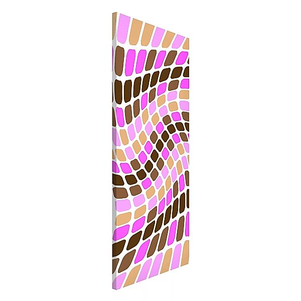 Magnettafel Muster & Textur - Hochformat 1:2 Dancing Squares günstig online kaufen