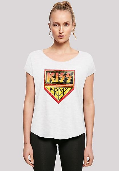 F4NT4STIC T-Shirt Kiss Rock Band Army Logo Premium Qualität, Musik, By Rock günstig online kaufen