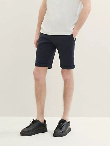 TOM TAILOR Bermudas Slim Chino Shorts in Melange Optik günstig online kaufen