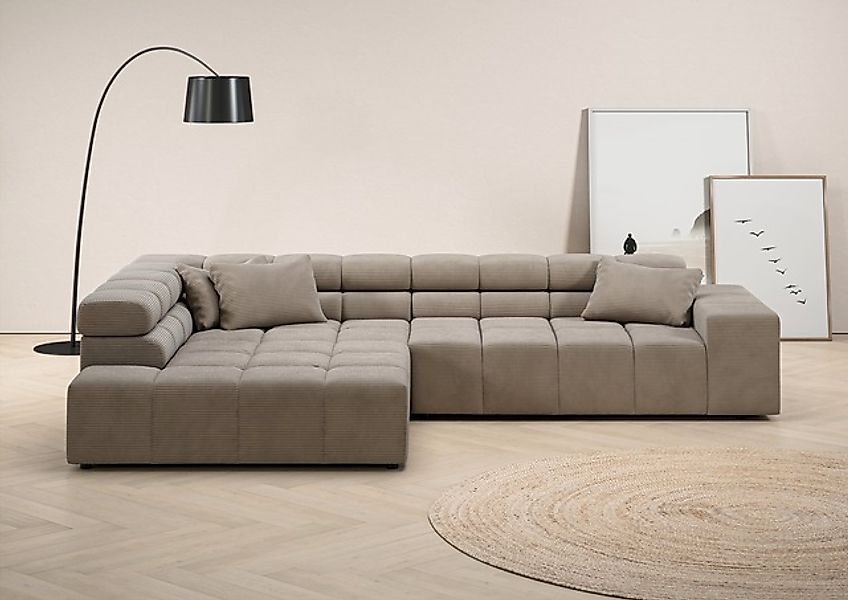 INOSIGN Ecksofa »Ancona incl. Kopfteilverstellung, OTTOs Choice, Breite 319 günstig online kaufen