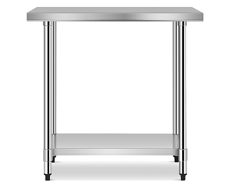 COSTWAY Arbeitstisch, höhenverstellbare Ablage, Zwischenbord, 92x61x90cm günstig online kaufen