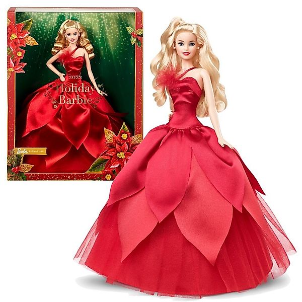 Barbie Anziehpuppe Holiday Barbie 2022 HBY03 günstig online kaufen