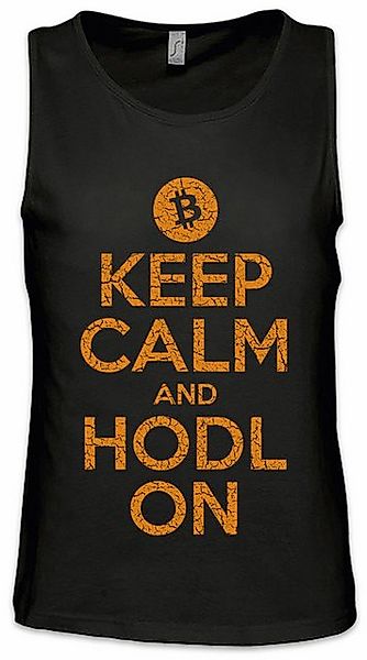Urban Backwoods Tanktop Keep Calm And HODL On Ärmelloses T-Shirt Crypto Bit günstig online kaufen