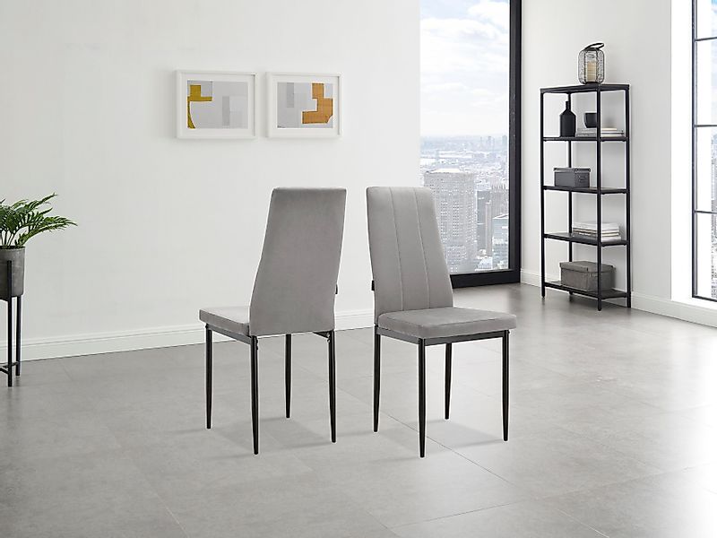 INOSIGN Esszimmerstuhl "Remus", (Set), 1 St., Samtvelours, im 1er,2er und 4 günstig online kaufen