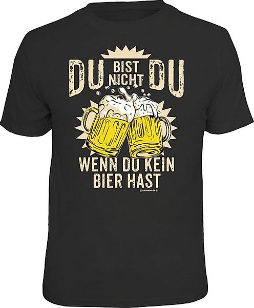RAHMENLOS® T-Shirt Du bist nicht du, wenn du kein Bier hast günstig online kaufen
