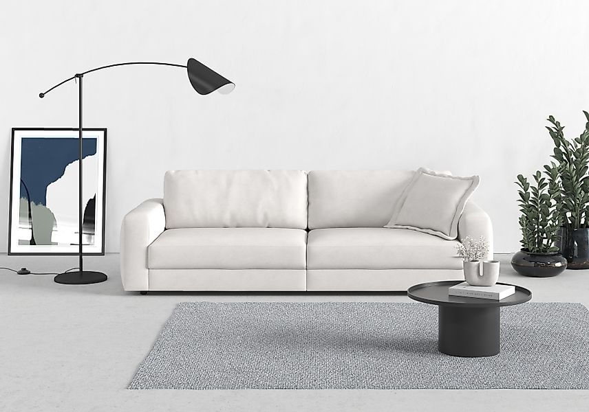 TRENDMANUFAKTUR Big-Sofa "Bourbon, Designsofa,", mit extra hohem Sitzkomfor günstig online kaufen