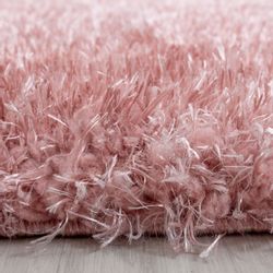 Carpettex Hochflor-Teppich Unicolor - Einfarbig, Rund, günstig online kaufen