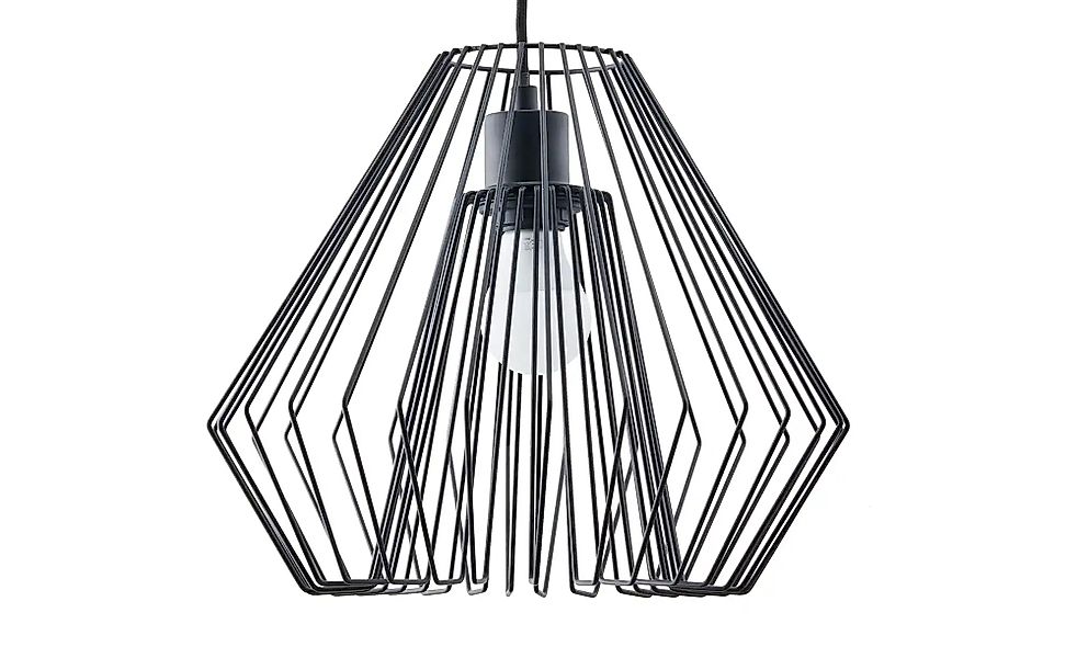 KHG Pendelleuchte  1-flammig  schwarz   ¦ schwarz ¦ Maße (cm): H: 120  Ø: 3 günstig online kaufen