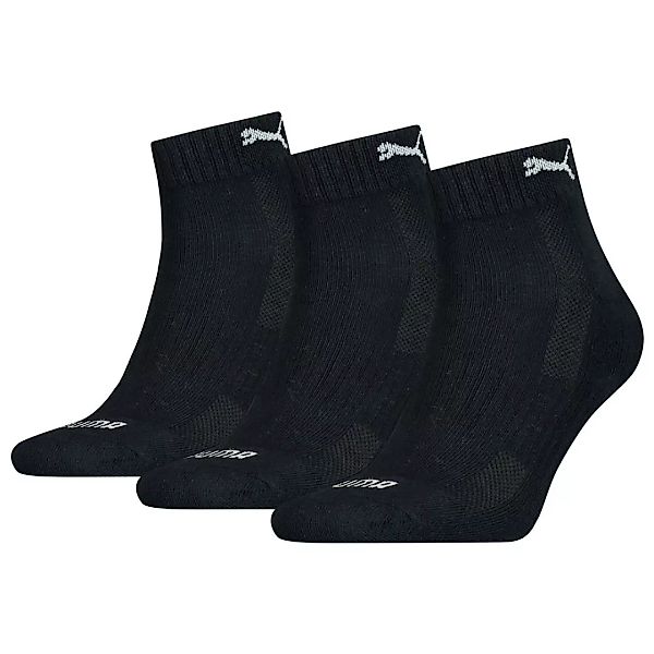 Puma Cushioned Quarter Socken 3 Paare EU 43-46 Navy günstig online kaufen