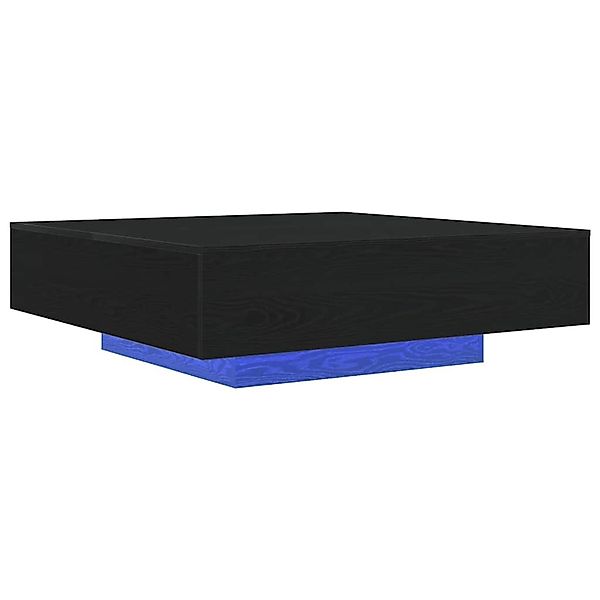 vidaXL Couchtisch Schwarze Eiche 100 x 100 x 31 cm Holzwerkstoff 863008 günstig online kaufen