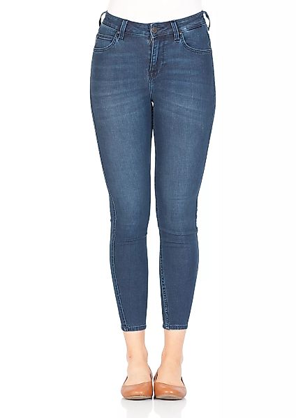 Lee Damen Jeans Scarlett High Cropped - Skinny Fit - Blau - Palooza Blue günstig online kaufen