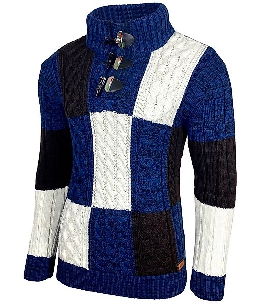 Baxboy Strickpullover Baxboy Herren Grobstrick Pullover günstig online kaufen