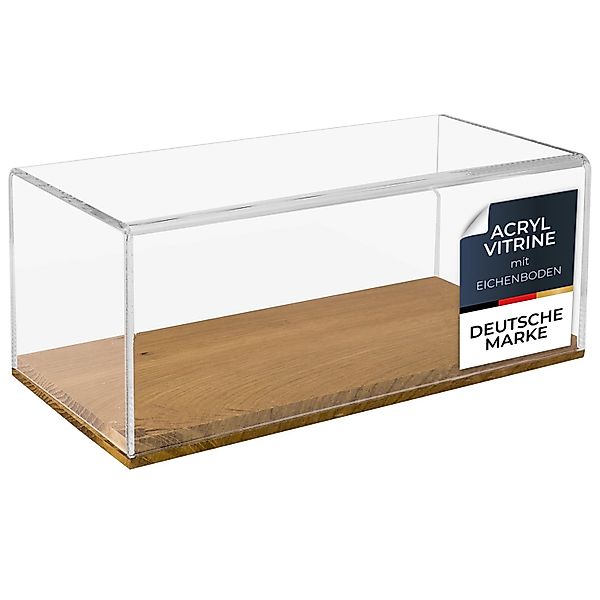 HMF 46874 Acryl Vitrine Schaukasten mit Holzsockel für Modellautos 34 x 16 günstig online kaufen